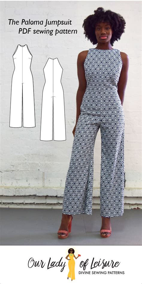 Printable Jumpsuit Sewing Pattern Free